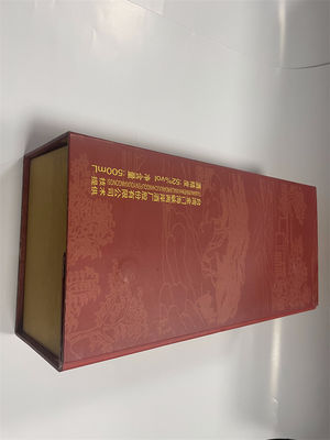 直角的なデラックスワインボックス 贅沢ワイン保管ボックス カードボーン