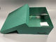 カスタマイズされたロゴ 硬いギフトボックス 蓋付き緑色の紙箱 ギフトボックス