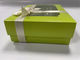 透明な蓋付きの緑色マカロンの箱 生物分解性マカロンのパッケージ